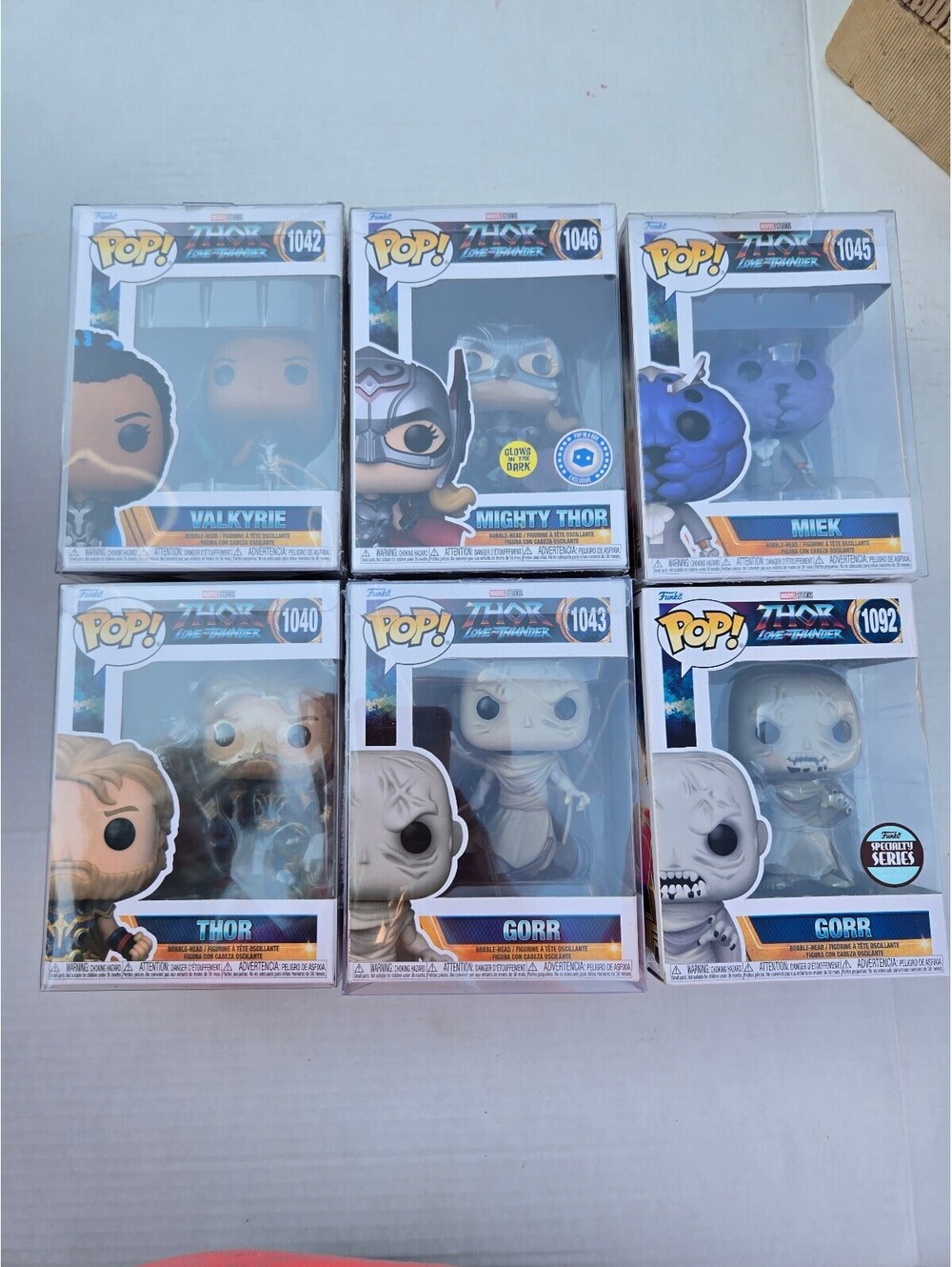 Funko Thor: Love and Thunder Collectible  6 Figures Set - Valkyrie, Thor